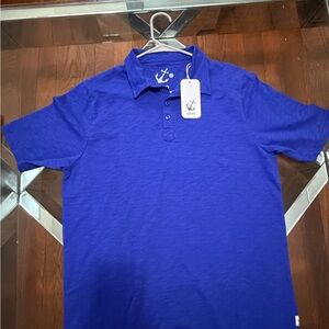 HIKO Men's Royal Blue Polo Shirt